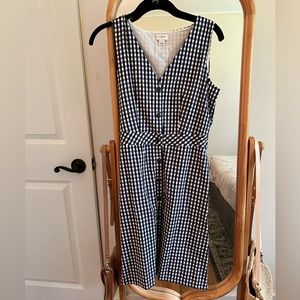 J crew gingham dress